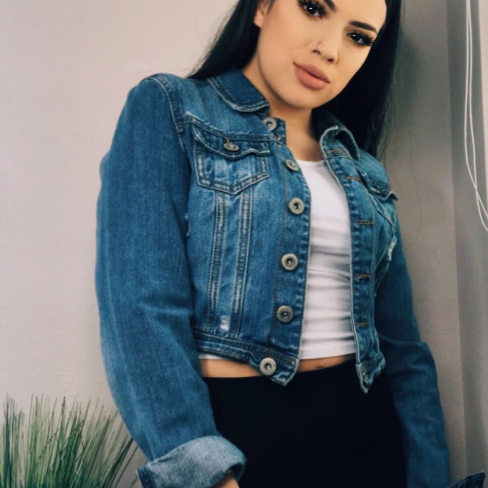 Cropped Jean Jacket